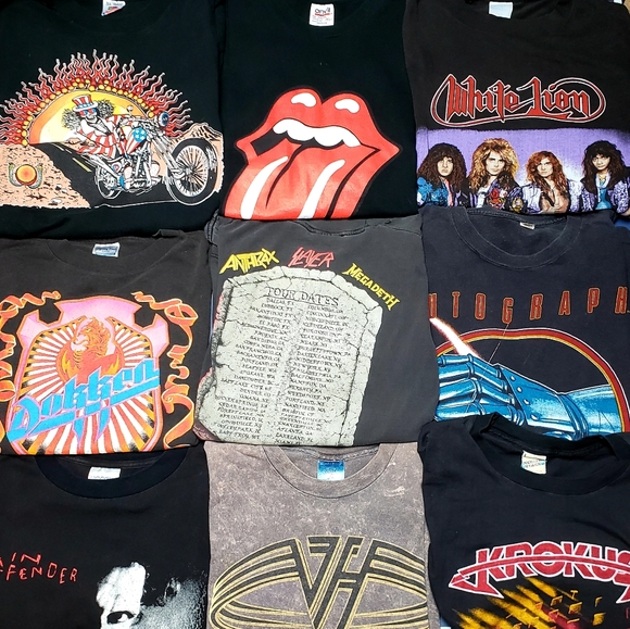 Concert Other - 80s 90s Vintage concert shirt tour and band